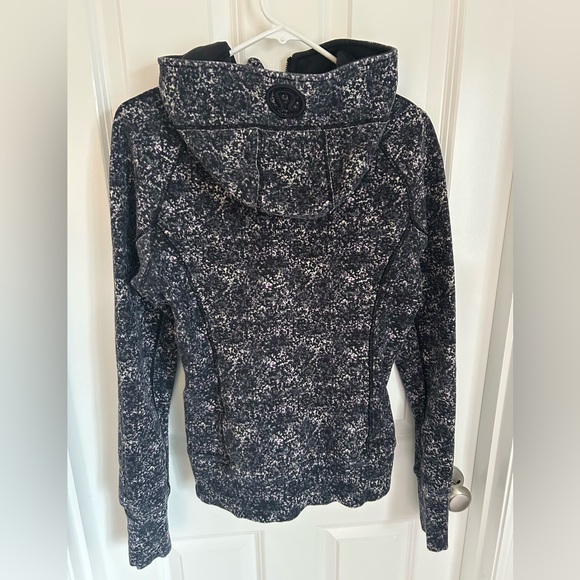 Lululemon Women’s Size 10 Scuba Hoodie Full-Zip in Galaxy Speckled - Picture 2 of 2